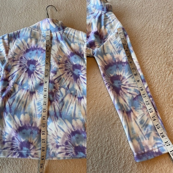 NWT btween Girls’ Tie-Dye Fleece Pullover 7 - Picture 12 of 12